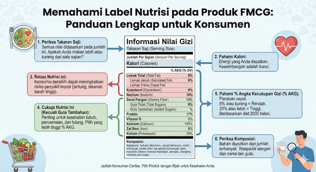 Memahami Label Nutrisi pada Produk FMCG: Panduan Lengkap untuk Konsumen