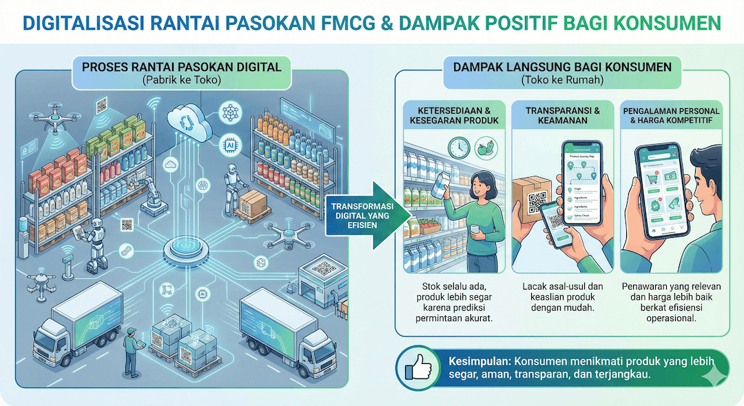 Digitalisasi Rantai Pasokan FMCG: Dampaknya bagi Konsumen
