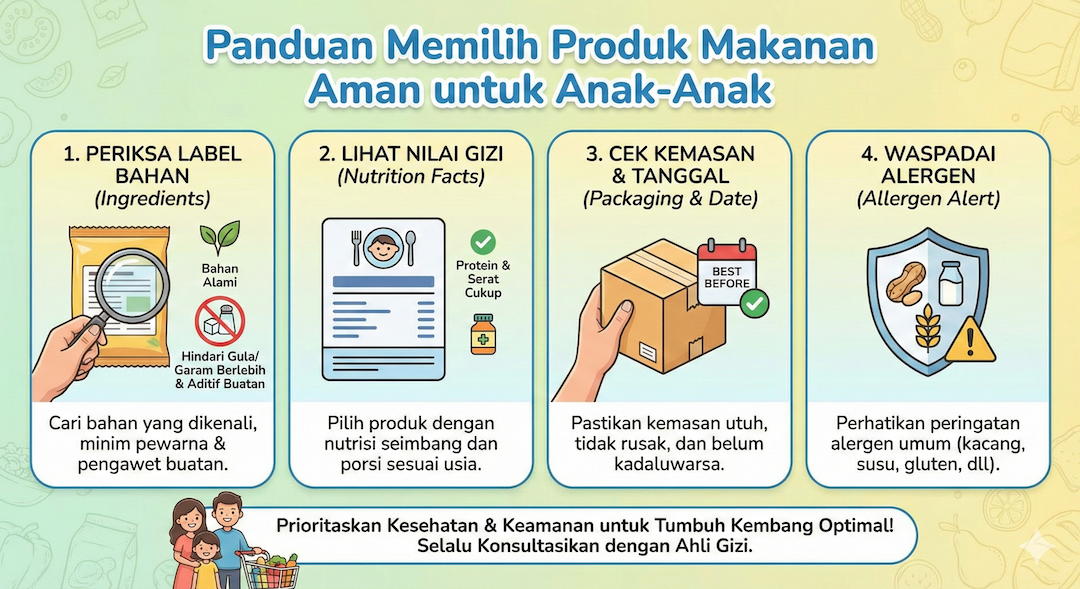 Panduan Memilih Produk Makanan Aman untuk Anak-Anak