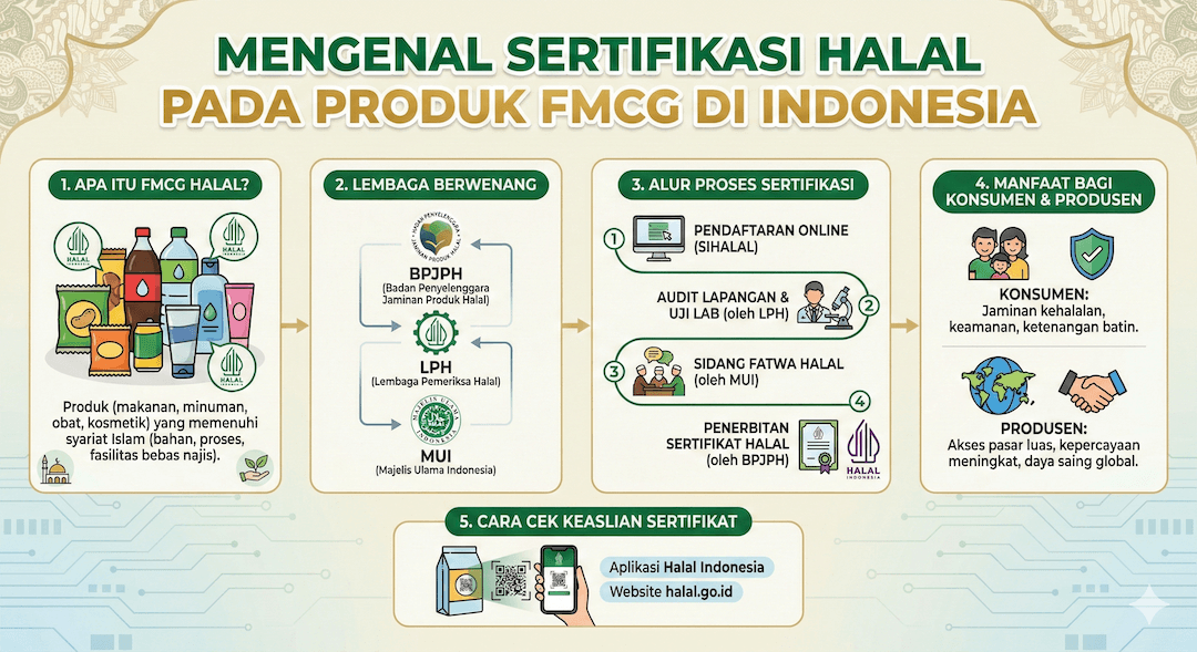 Mengenal Sertifikasi Halal pada Produk FMCG di Indonesia